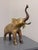 Brutalist Vintage Solid Brass Large Elephant For Sale - Image 3 of 8