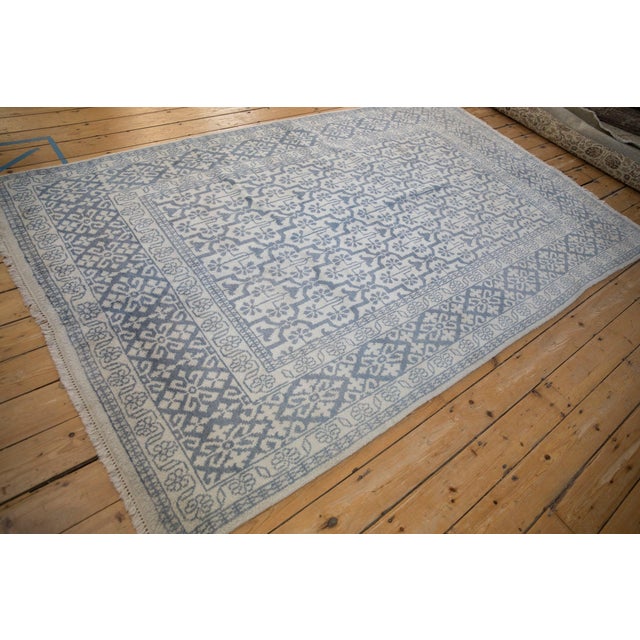 Textile Vintage Agra Carpet - 5'11" X 9'4" For Sale - Image 7 of 7