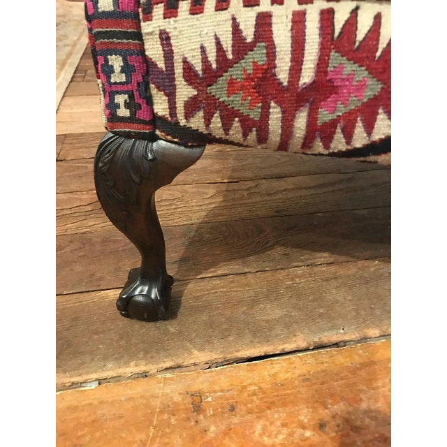 Kilim Smith Wingback Chair Chairish