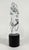 Mid 20th Century Mid 20th Century Female Figural Art Glass Sculpture For Sale - Image 5 of 8