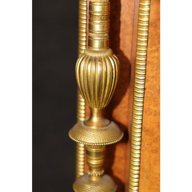 Rouge Marble Jewelery Quality Bronze Secretary Desk by Jules Piret For Sale - Image 11 of 17