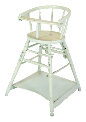 Children's Chair in Light Blue Color, 1920s