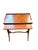 1990s Set of 2 Vintage Edwardian-Style Burl Walnut Nesting Tables For Sale - Image 5 of 12