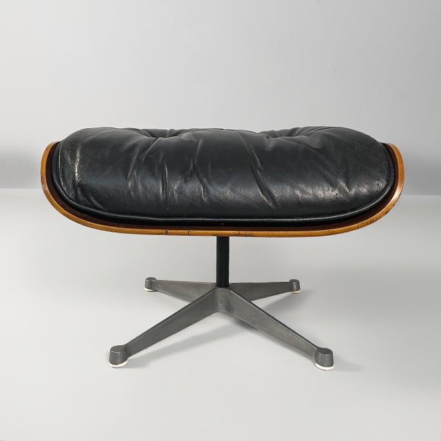 Set of American Modern Lounge Chair and Ottoman by Charles & Ray Eames, 1970s For Sale - Image 14 of 18