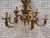 Rococo Antique Italian Baroque Style Ornate Figural Ormolu Brass Chandelier - Pair For Sale - Image 3 of 7