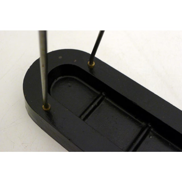 Modern Umbrella Stand in Chromed Metal and Cast Iron, 1950s For Sale - Image 9 of 14