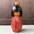 Red Vintage Japanese Kokeshi by Kazuo Takamizawa, 1970s For Sale - Image 8 of 8