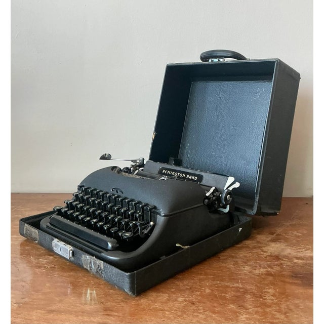 Mid-Century Modern Vintage Boho Remington Rand Typewriter For Sale - Image 3 of 7