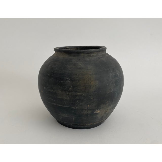 Matte Black Pottery Jug Chairish