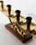 Wood Vintage Candleholder in Wood and Brass, 1970s For Sale - Image 7 of 13