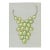 1970s Hand Drawn Paris Jewelry Design – Green Cabochon Cluster Necklace - Unknown Artist For Sale