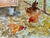 Original Watercolor Painting “Holly’s Chicken Yard” For Sale - Image 4 of 9