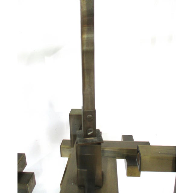 1970s Gaetano Sciolari Cityscape Chandelier For Sale - Image 10 of 14