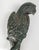 19th Century Cast Iron Model of a Parrot With Green Paint For Sale - Image 9 of 17