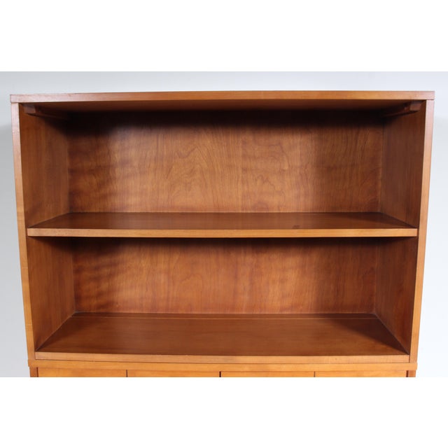 1950s Paul McCobb Planner Group Maple Modular 3 Piece, 4 Drawer Shelves - Bookcase For Sale - Image 13 of 17