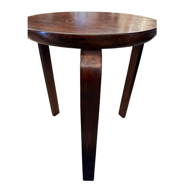 Pair of Attributed Alvar Aalto Model 60 Stools by Finsven, Sweden, Mid-20th Century. For Sale In Los Angeles - Image 6 of 7