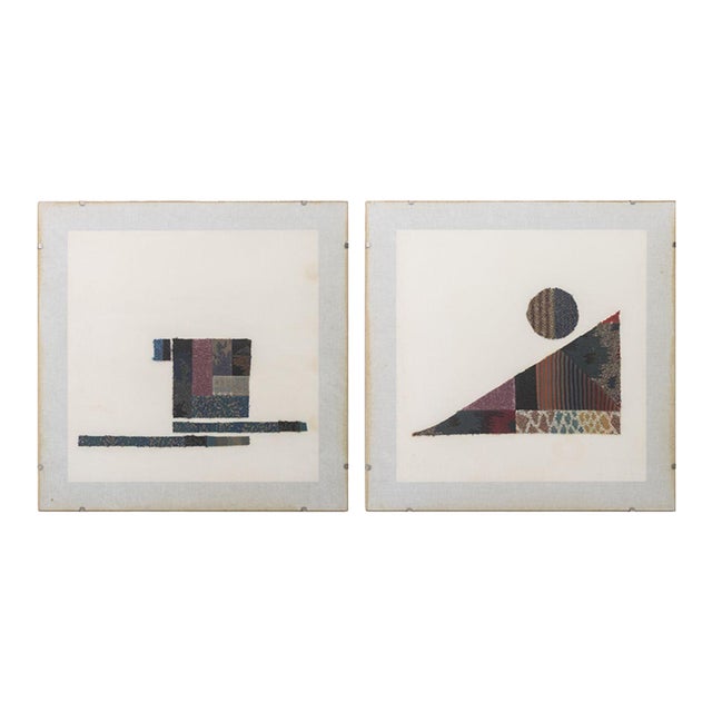 Giorgio Saporiti X Missoni Framed Textiles, 2 For Sale