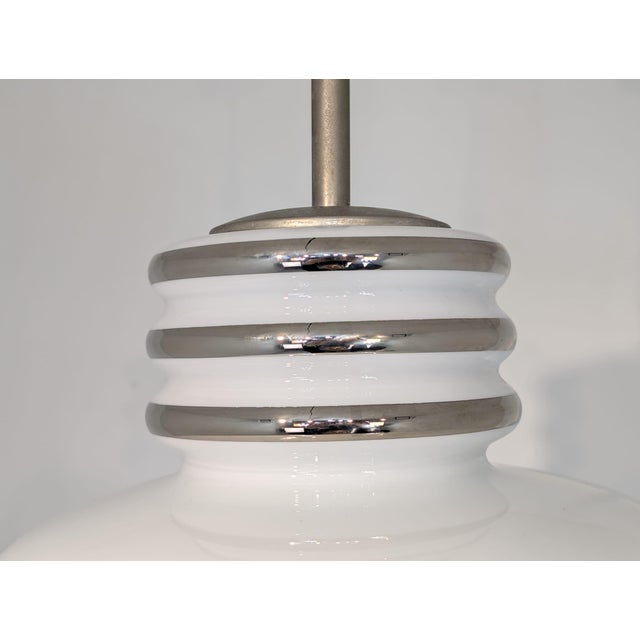 Peill & Putzler Opal Glass Pendant Lamp by Peill & Putzler, 1960s For Sale - Image 4 of 17