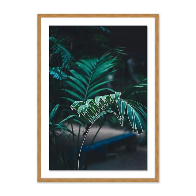 Contemporary Many Faces 76 by Chloe Besson Contemporary Photograph in Gold Frame, Large For Sale - Image 3 of 3