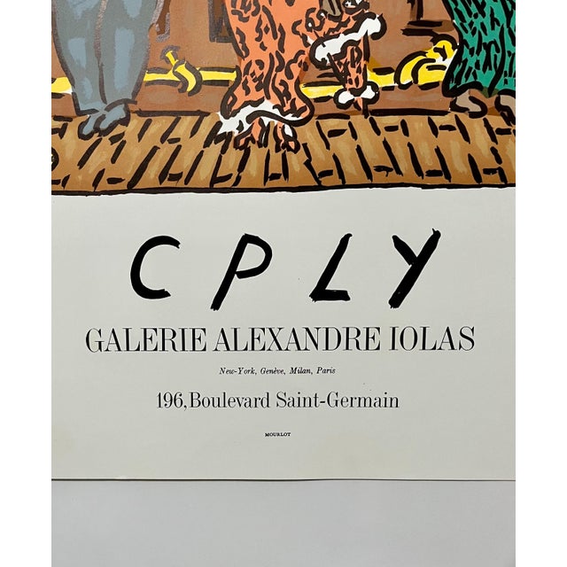 Mid 20th Century William Copley, Vintage Galerie Alexandre Iolas Ballads Poster William Copley CPLY Mourlot Litho, c. 20th century For Sale - Image 5 of 5