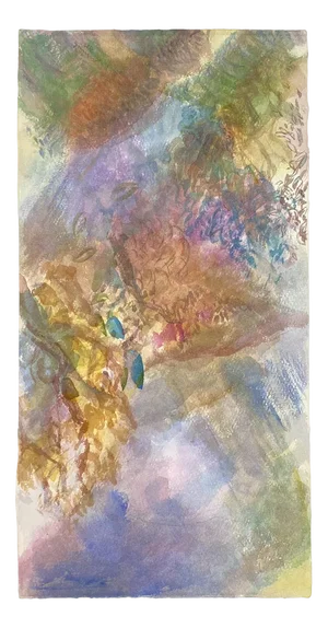 Hanspeter Münch, Abstract Composition, 1985, Watercolor