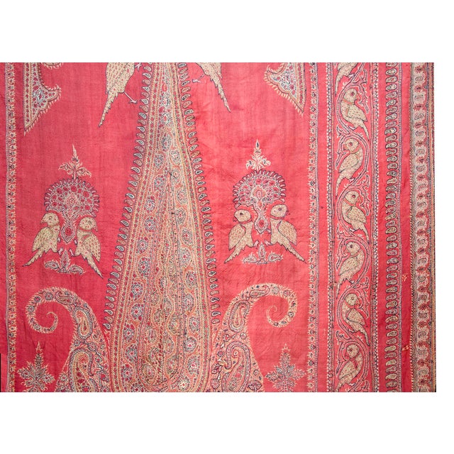 Late 19th Century Persian Kirman Suzani Rug For Sale - Image 4 of 15