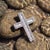 Late 20th Century Late 20th-Century Baguette and Brilliant Cut Natural Diamond Cross Pendant For Sale - Image 5 of 5