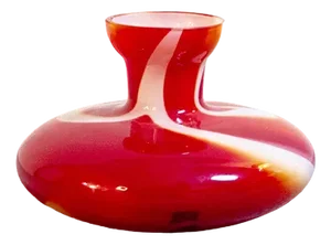 Italian Murano Glass Vase by Carlo Moretti, 1960s