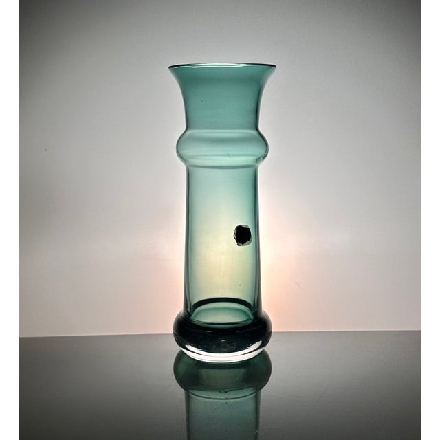 Mouth-Blown Glass Art Vase from Alfred Taube, 1960s For Sale - Image 10 of 10