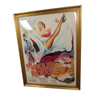 Vintage Moulin Rouge Movie Poster For Sale