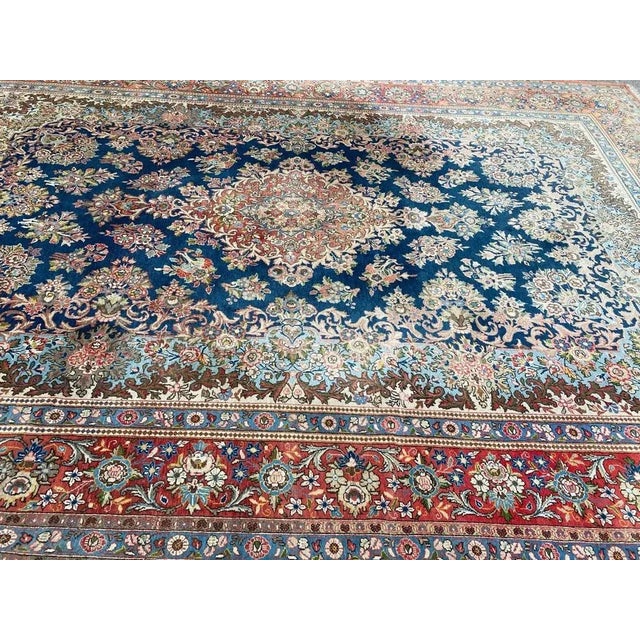 Large Vintage Qom Rug For Sale - Image 17 of 18