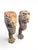 19th Century Greco-Roman Terracotta Lion Paw Pedestals, Set of 2 For Sale - Image 3 of 9