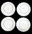 1910s Edwardian Heinrich & Co Selb Bavaria Heavy 22k Gold Encrusted Set 12 Dinner Plates 6304 For Sale - Image 10 of 14