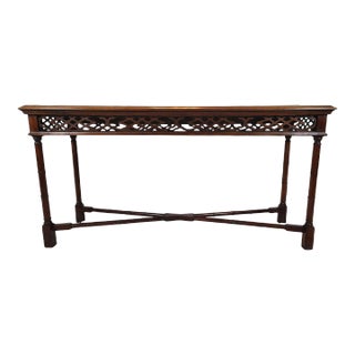 Vintage Thomasville Chinoiserie Console Table For Sale