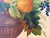 Large Original Fruit and Flowers in Urn Still Life Painting on Panel For Sale - Image 4 of 6