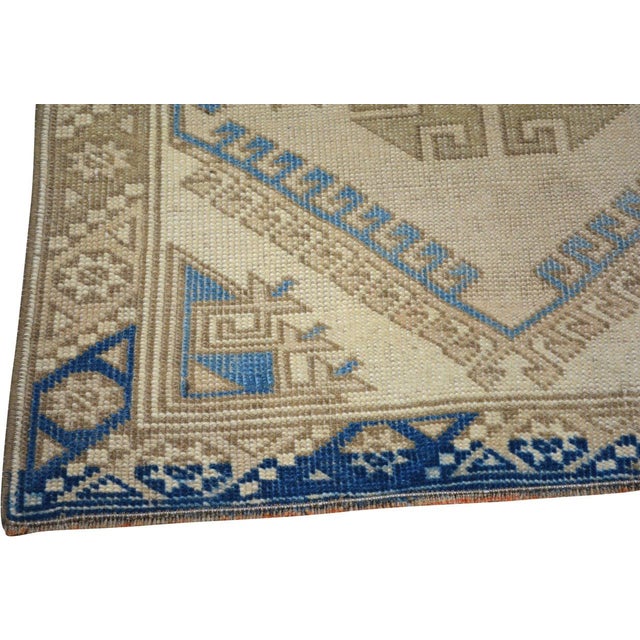 Turkish Vintage Turkish Anatolian Hand Knotted Wool Rug, 2'3''x4'1'' For Sale - Image 3 of 5
