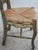 Green French Country Woven Seat Ladder Back Chair For Sale - Image 8 of 18