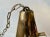 Vintage Nautical Brass Megaphone Pendant Lamp, 1970s For Sale - Image 4 of 10