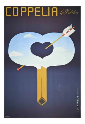 M. Urbaniec, Grand Theater-Manifesto, Original Offset Print by M. Urbaniec, 1975