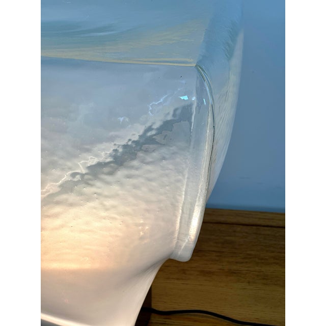 Metal Murano Blown Glass Lamp from Leucos, 1970s For Sale - Image 7 of 11