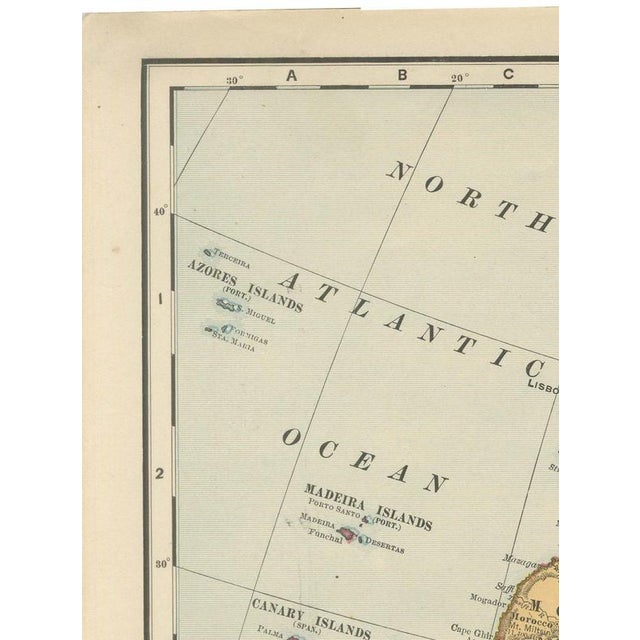 Antique Map of Africa with Colonial Partition by Ran McNally, 1899 For Sale - Image 6 of 12