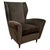 Single Italian Modernist wing chair in the style of Gio Ponti. For Sale In New York - Image 6 of 8
