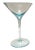 Light Blue Murano Glass Cocktail Glasses and Pitcher by La Murrina, 1980s, Set of 7 For Sale