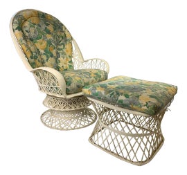 Example of Russell Woodard Chair and Ottoman Sets