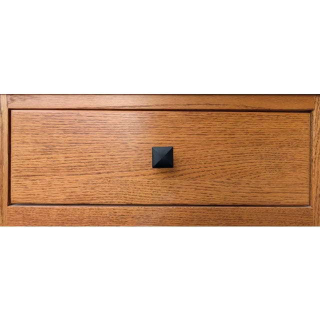 Handcrafted Arts & Crafts Seven Drawer Dresser For Sale - Image 4 of 4