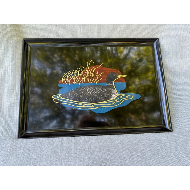 Vintage Couroc of Monterey Duck Tray For Sale - Image 9 of 18