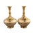 A refined pair of Royal Worcester blush ivory porcelain vases produced in 1902 and 1903. Distinguished by their gilded...