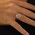 1950s Mid Century Gia 6.29 Carat Diamond Platinum Engagement Ring, Size 7.25 For Sale - Image 5 of 8