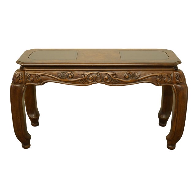 20th Century Contemporary Asian Klaussner Jdi Home Furnishings 51 Sofa Table Chairish