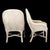 Late 20th Century Set of 4 Geometrical Blonde Pencil Reed Dining Chairs For Sale - Image 5 of 5
